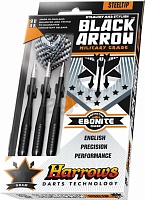 Дротики для дартса Harrows Black Arrow 3х24 г.